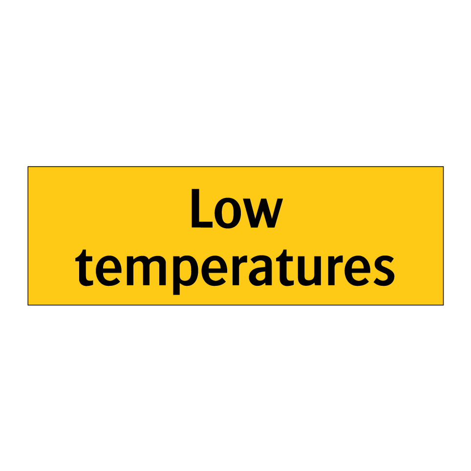 Low temperatures