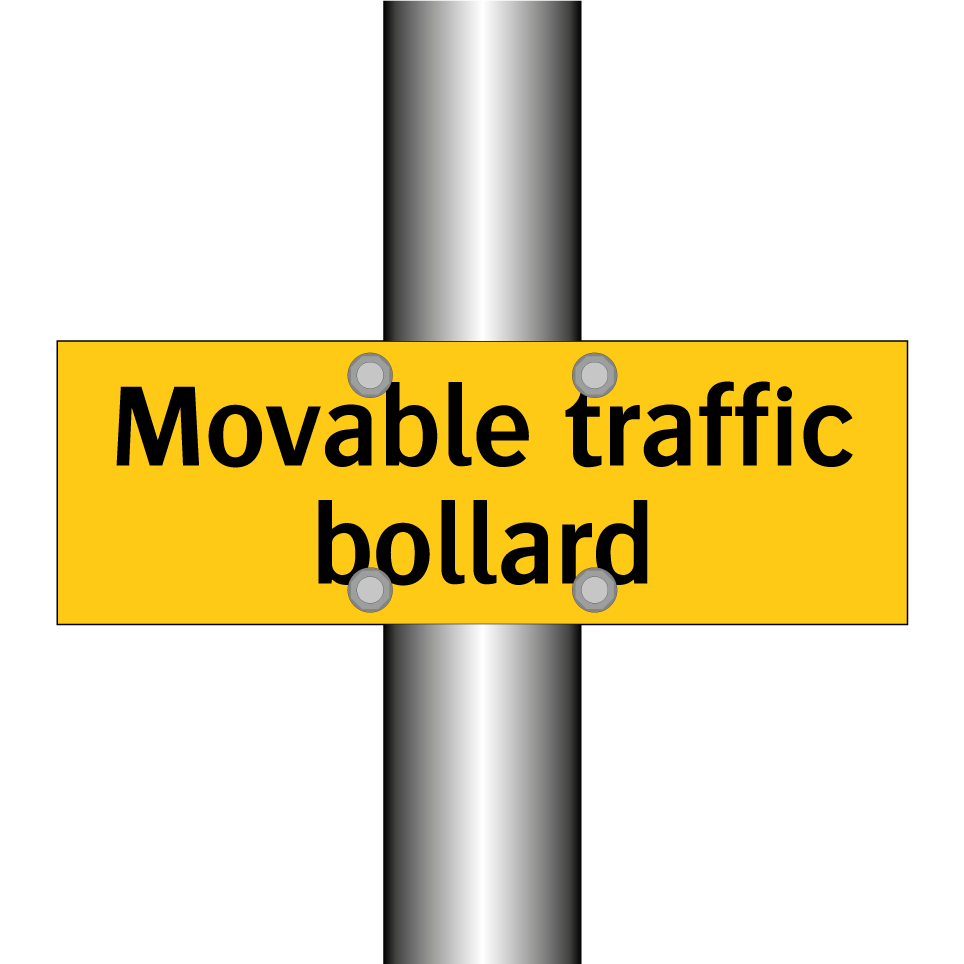 Movable traffic bollard