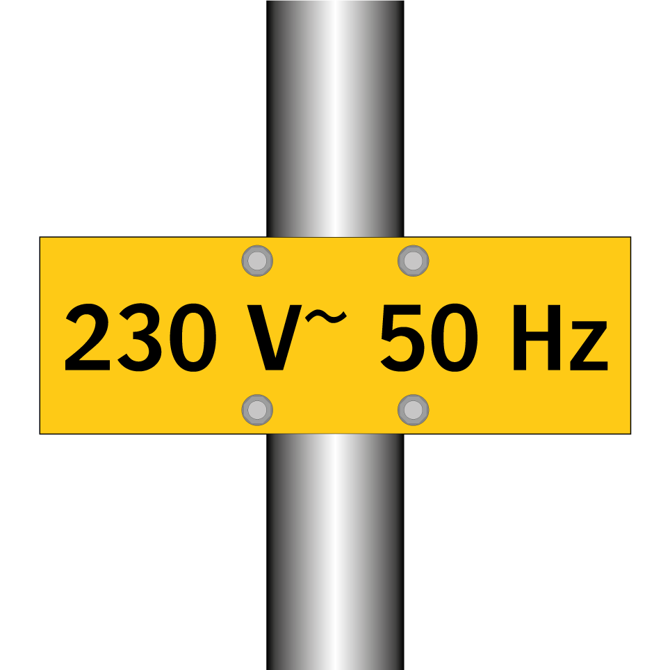 230 V~ 50 Hz