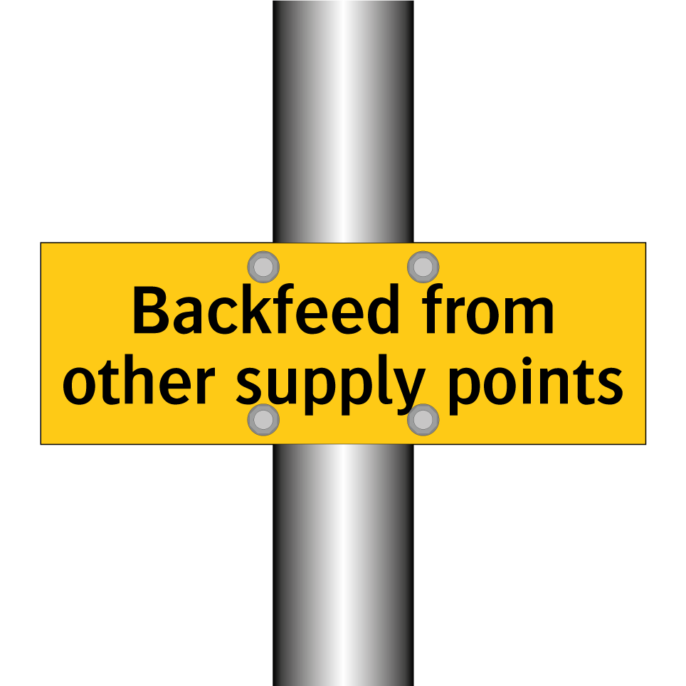 Backfeed from other supply points