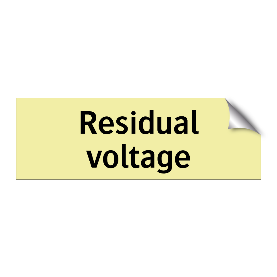 Residual voltage