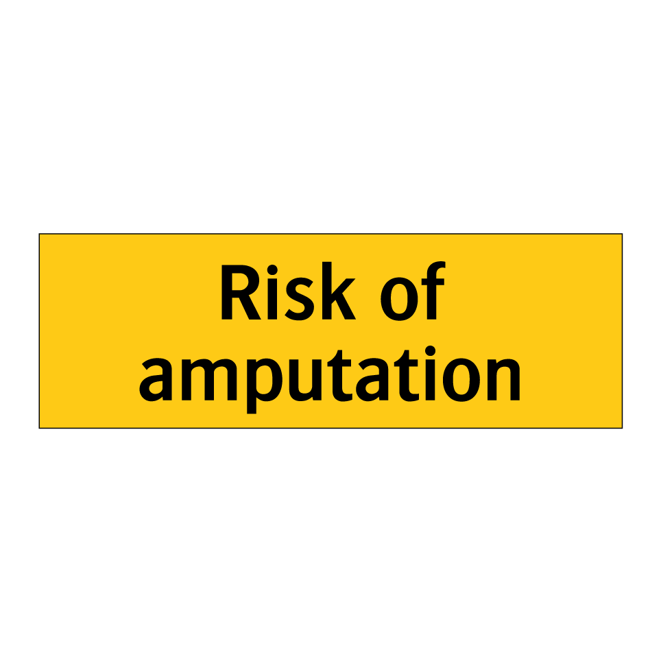 Risk of amputation