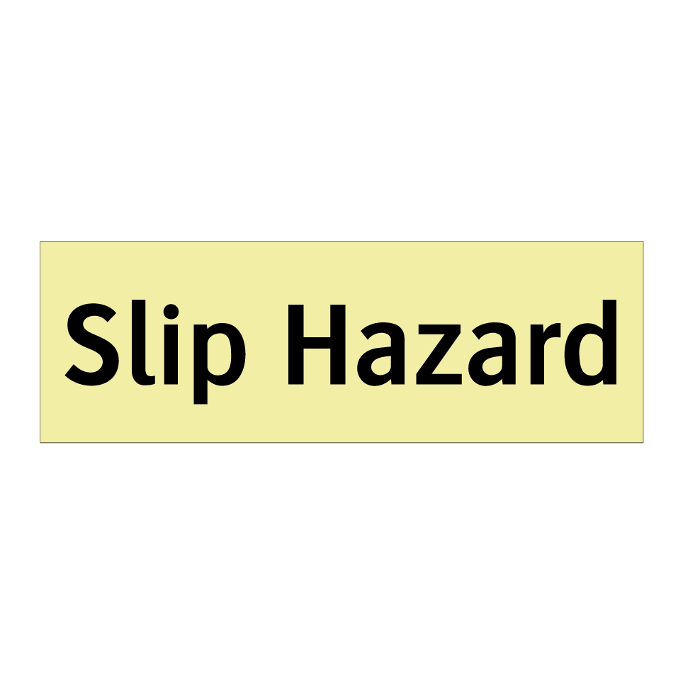 Slip Hazard