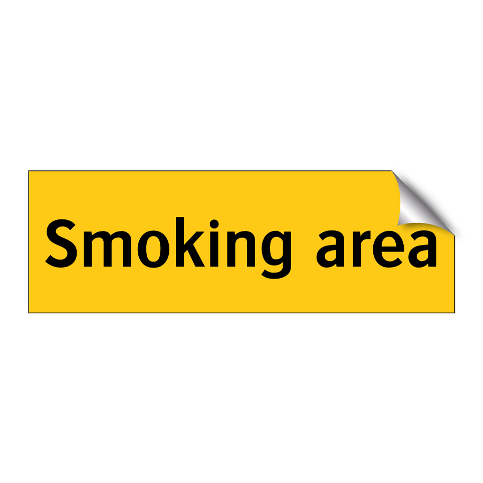 Smoking area