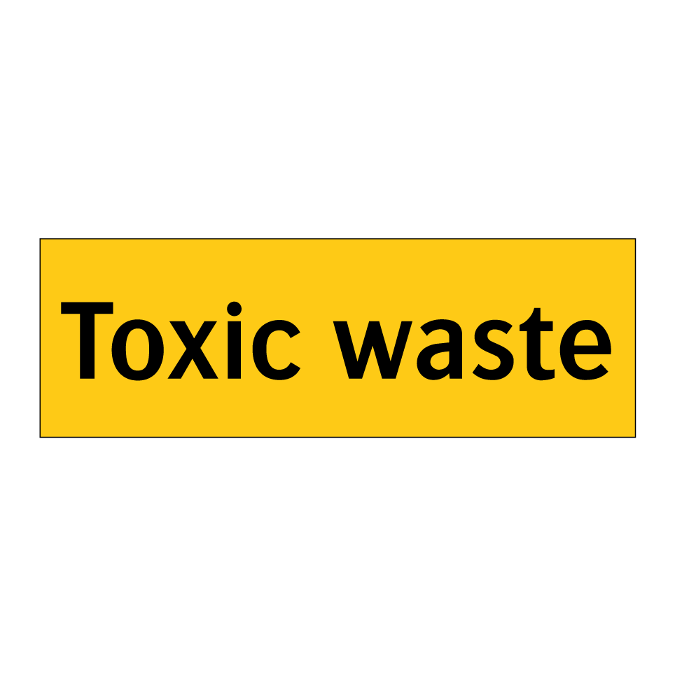 Toxic waste