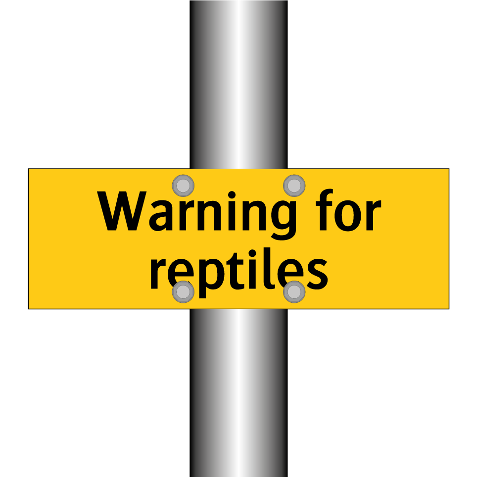 Warning for reptiles