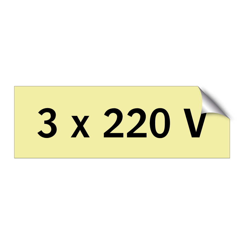 3 x 220 V