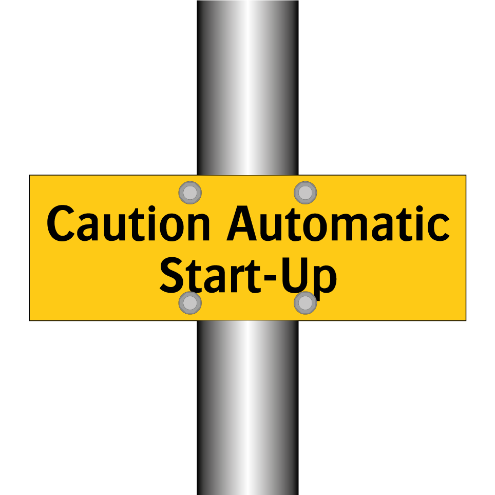 Caution Automatic Start-Up