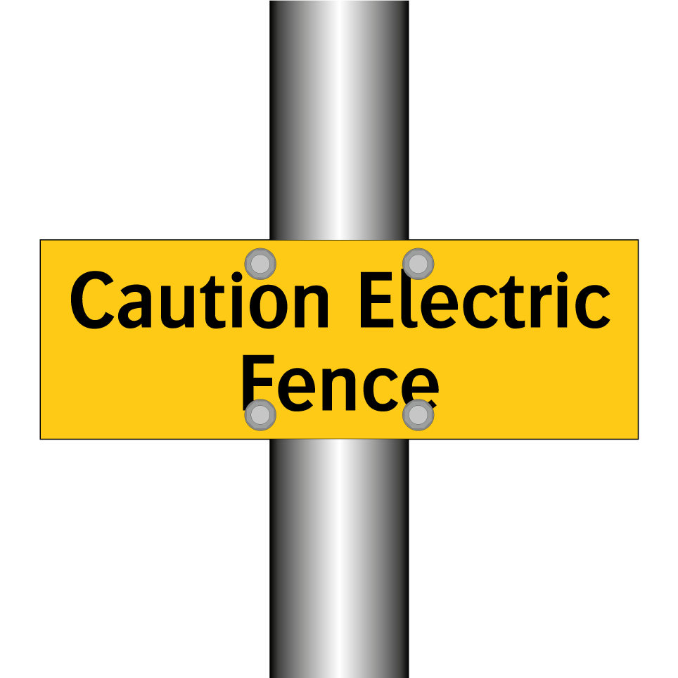 Caution Electric Fence