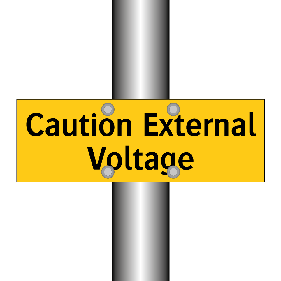 Caution External Voltage