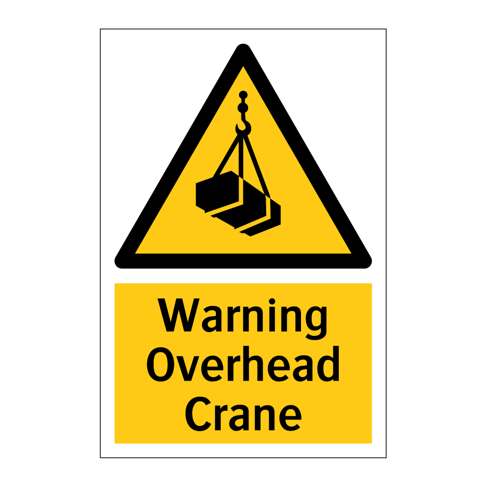Warning Overhead Crane