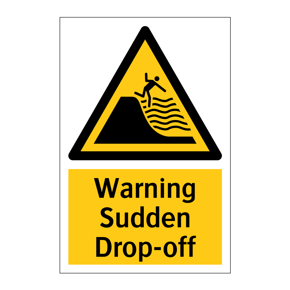 Warning Sudden Drop-off
