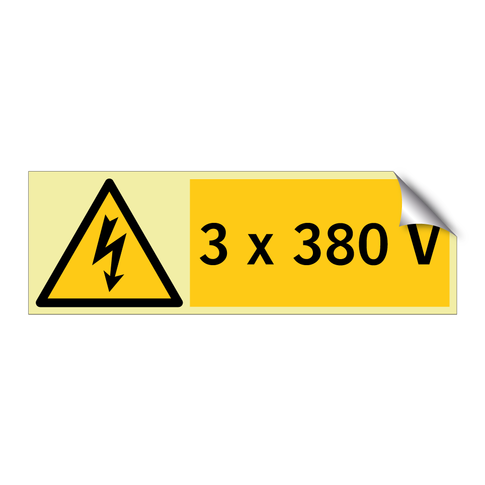 3 x 380 V