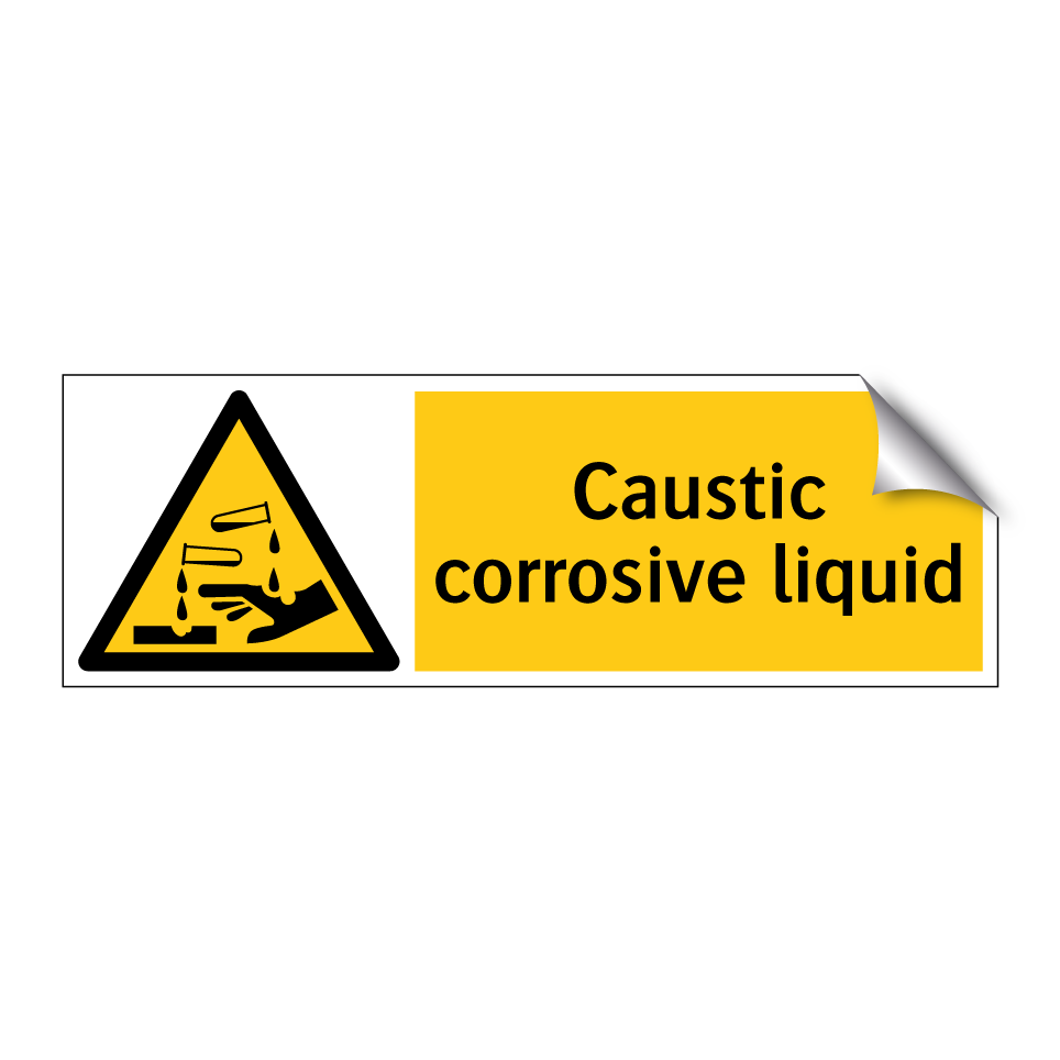 Caustic corrosive liquid