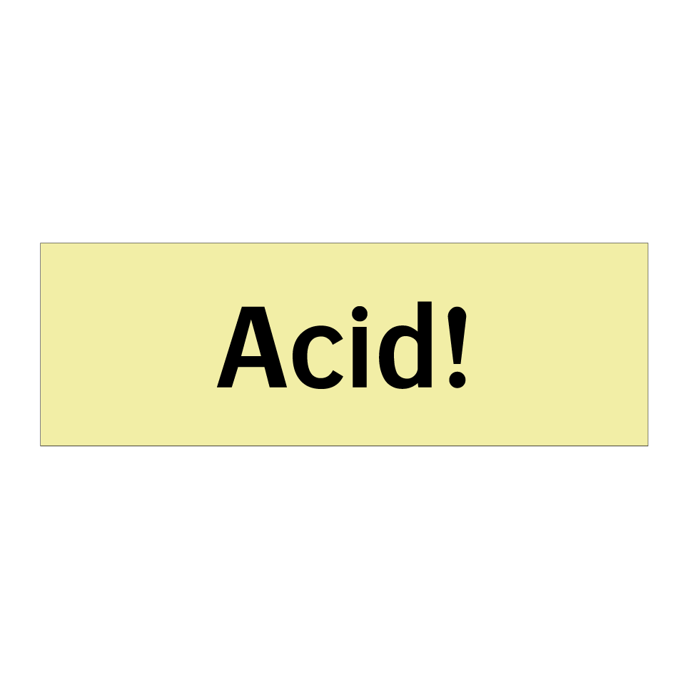 Acid!