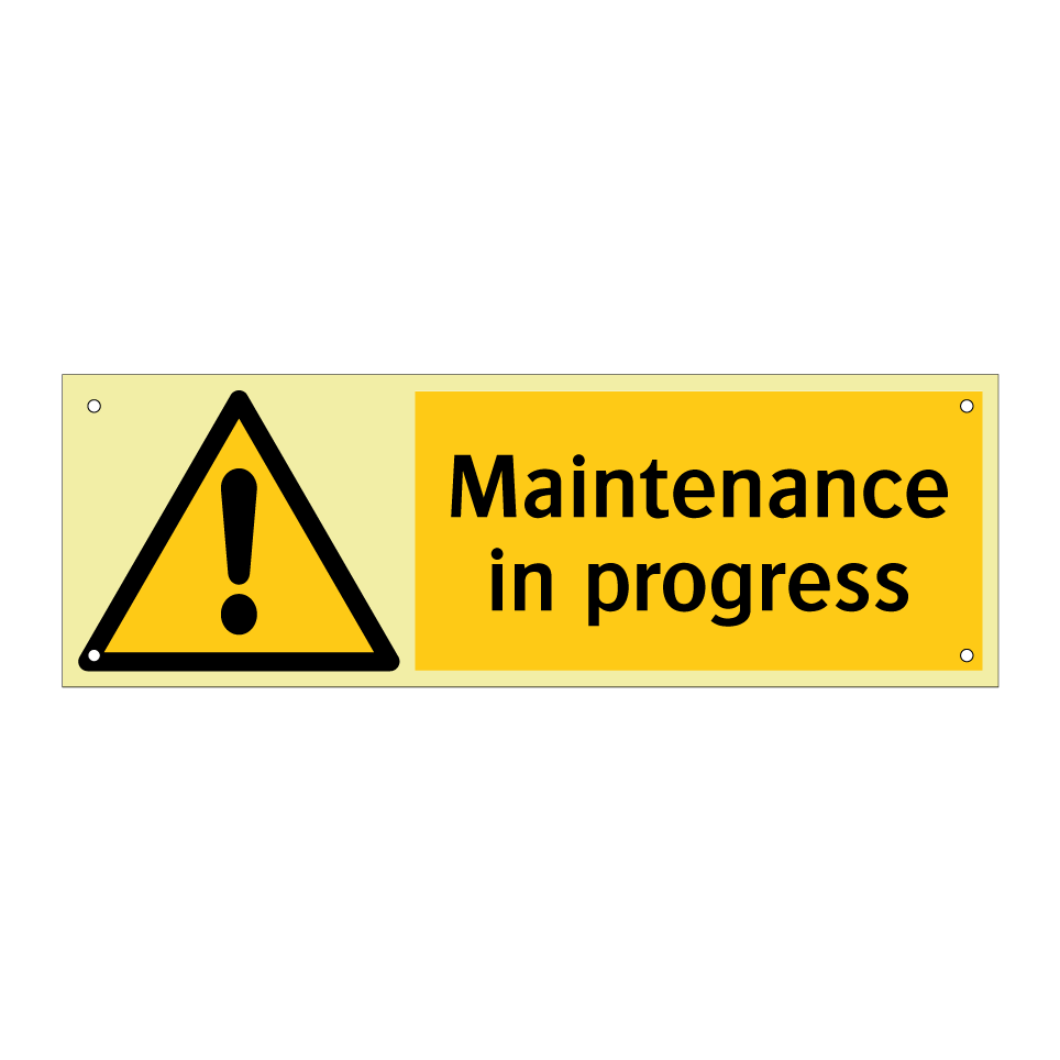 Maintenance in progress