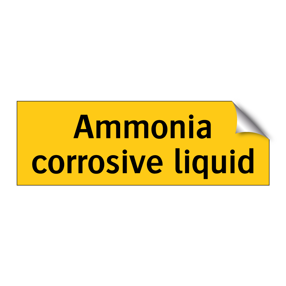 Ammonia corrosive liquid