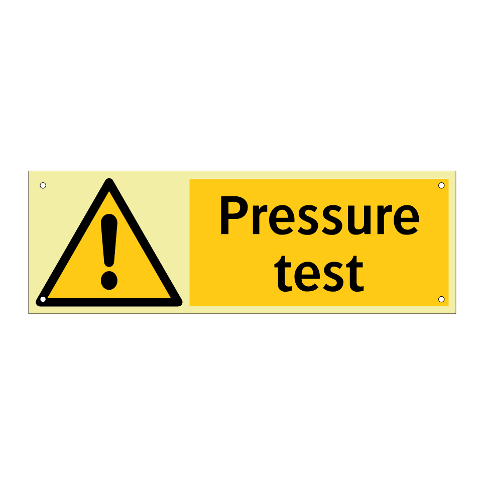 Pressure test