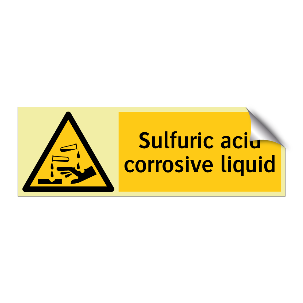 Sulfuric acid corrosive liquid