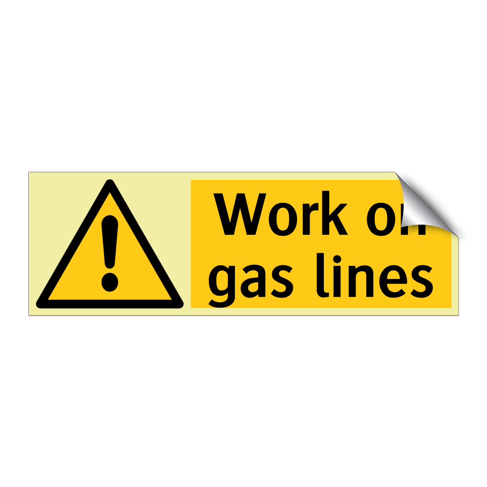 Work on gas lines
