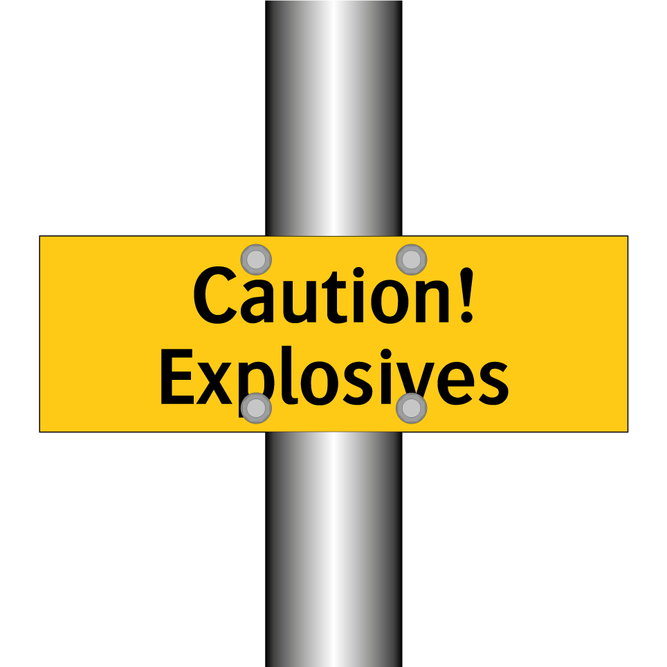 Caution! Explosives
