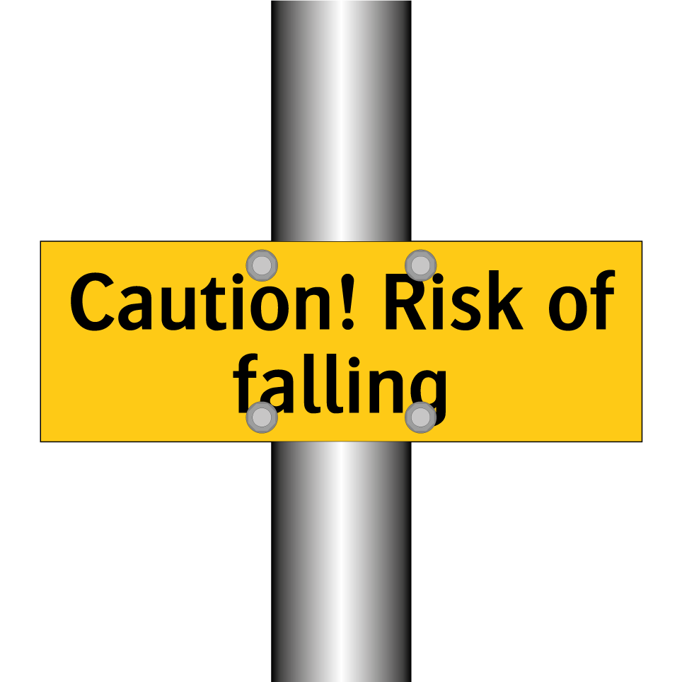 Caution! Risk of falling