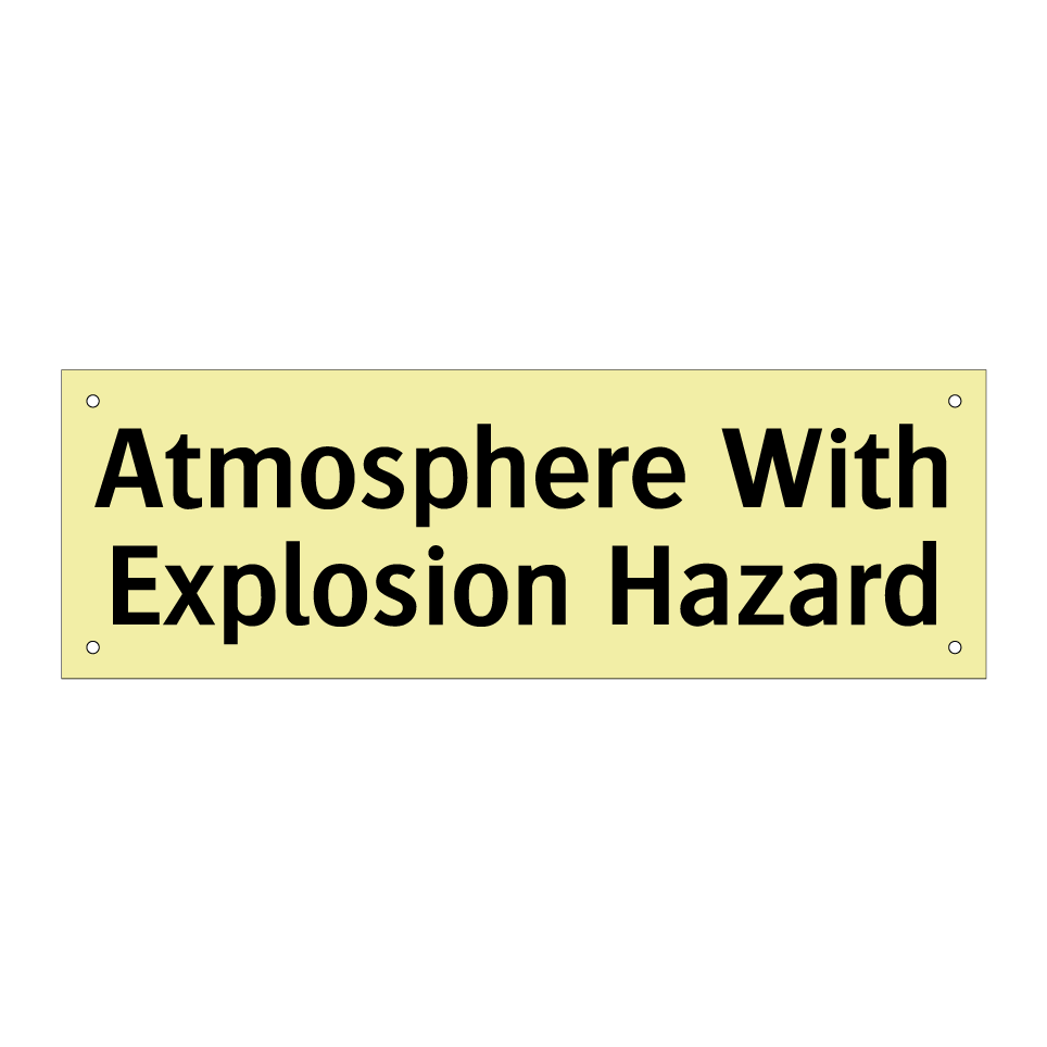 Atmosphere With Explosion Hazard