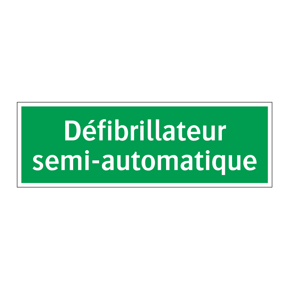 Défibrillateur semi-automatique