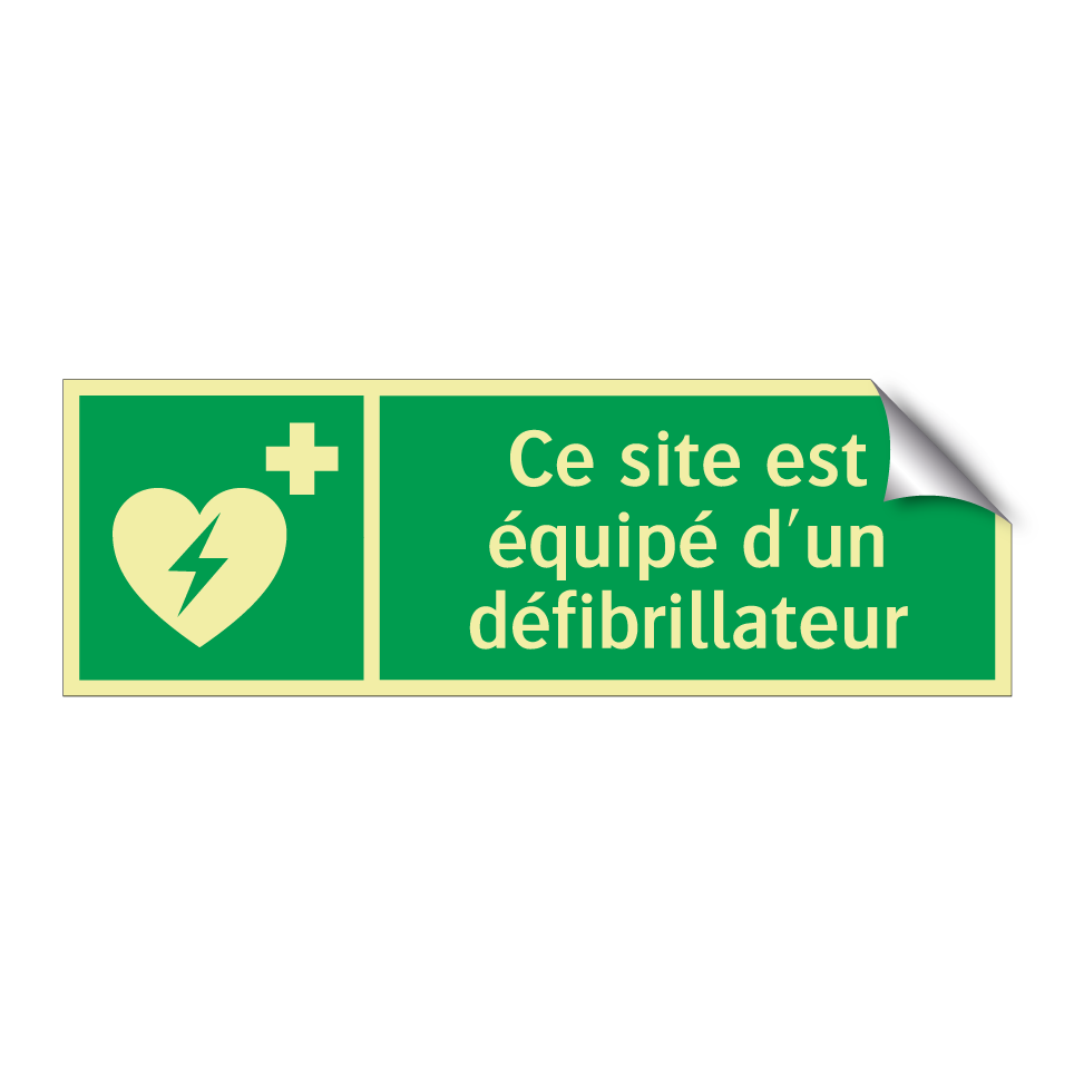Ce site est équipé d'un défibrillateur