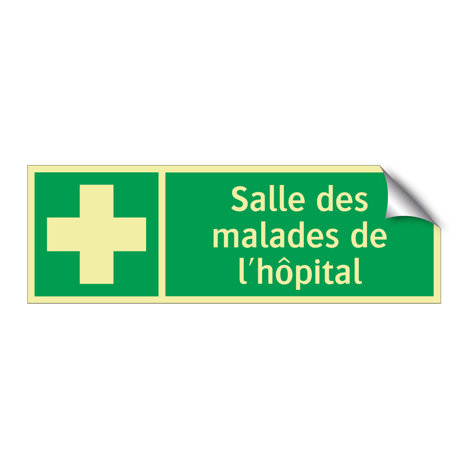 Salle des malades de l'hôpital