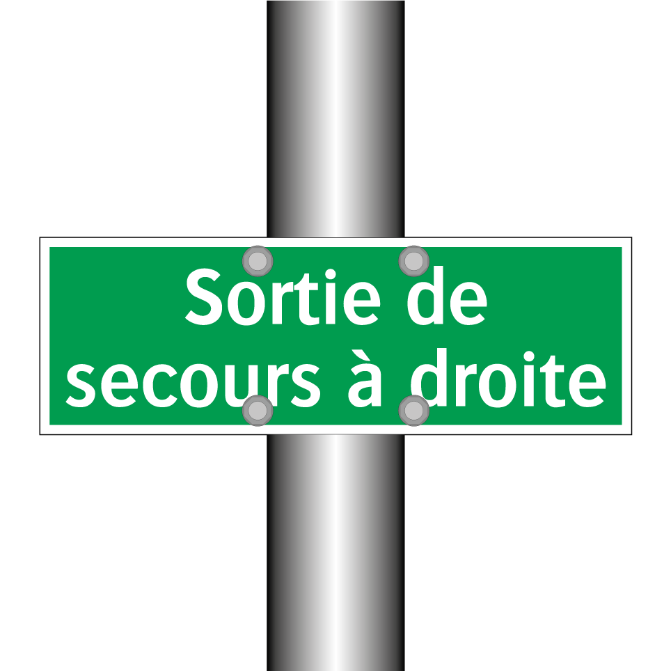 Sortie de secours à droite