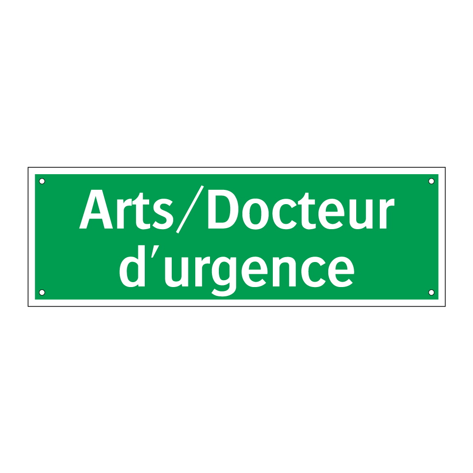 Arts/Docteur d'urgence