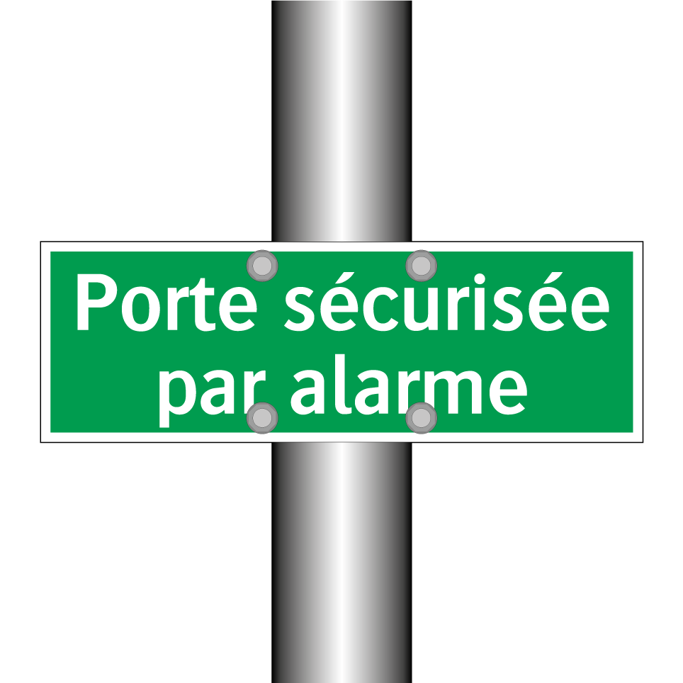Porte sécurisée par alarme