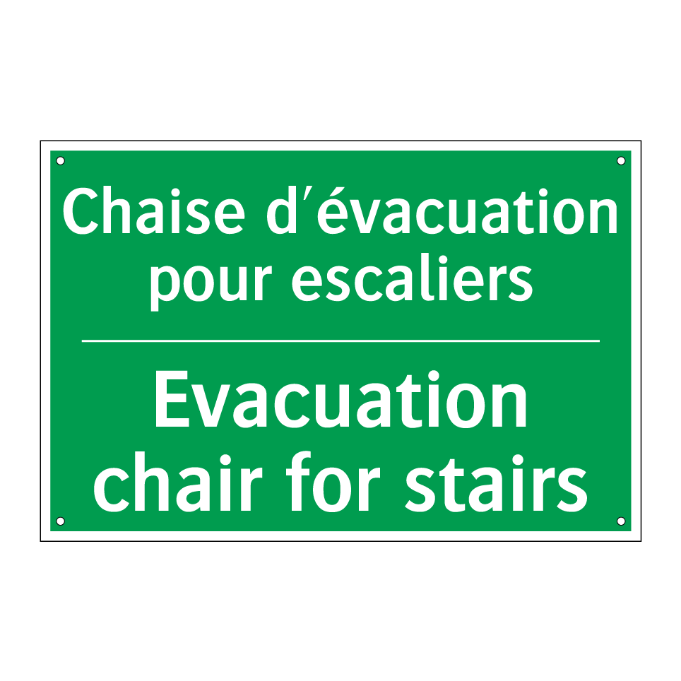 Chaise d'évacuation pour escaliers /.../ - Evacuation chair for stairs