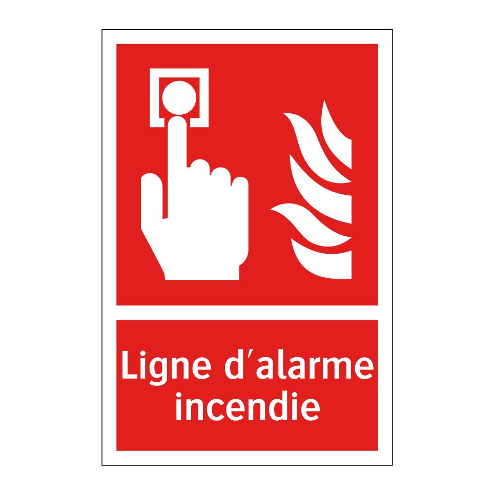 Ligne d'alarme incendie