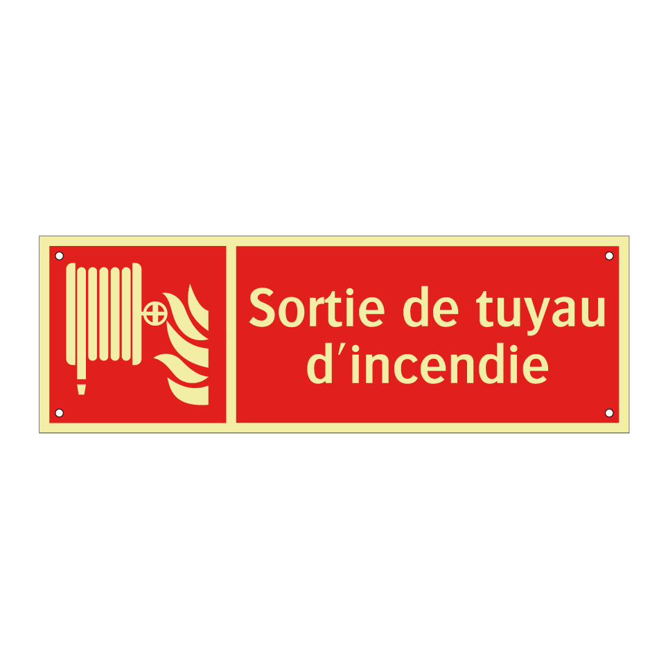 Sortie de tuyau d'incendie