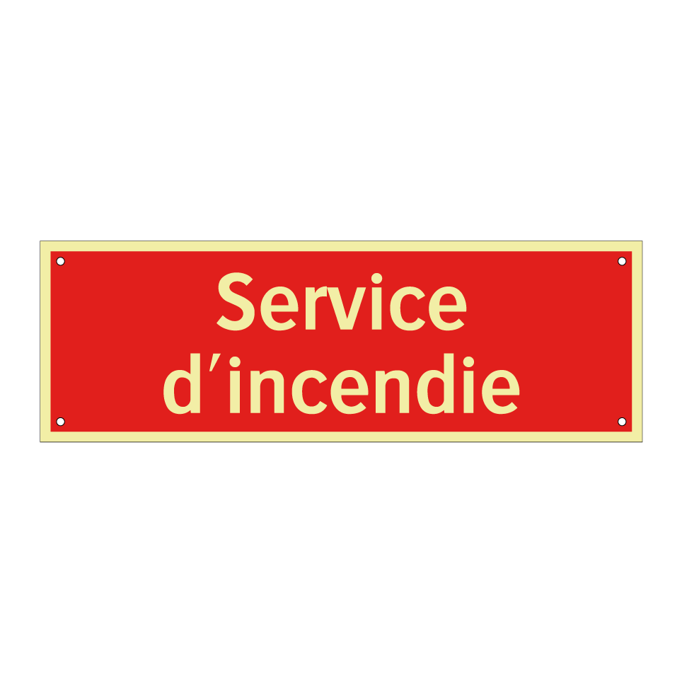 Service d'incendie