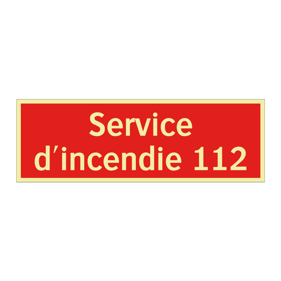 Service d'incendie 112