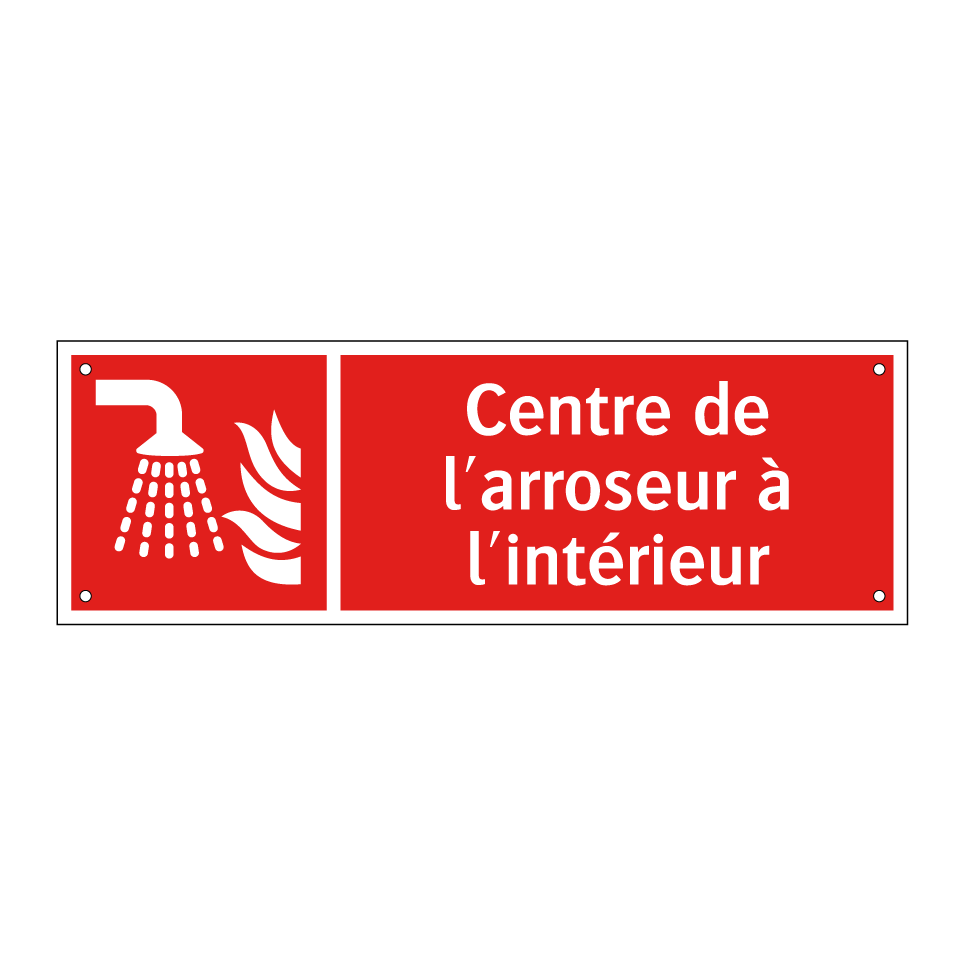 Centre de l'arroseur à l'intérieur