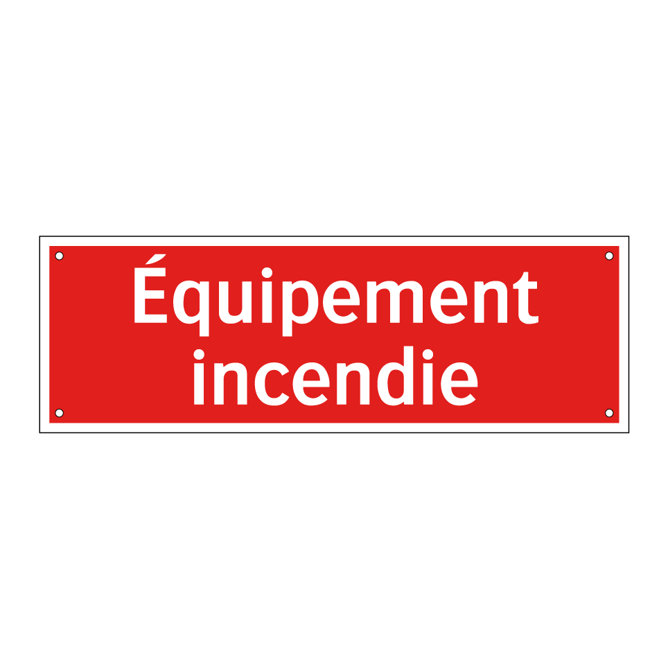 Équipement incendie