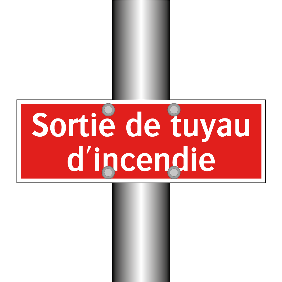 Sortie de tuyau d'incendie