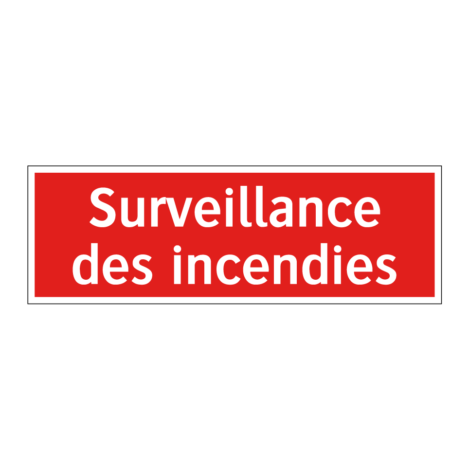 Surveillance des incendies