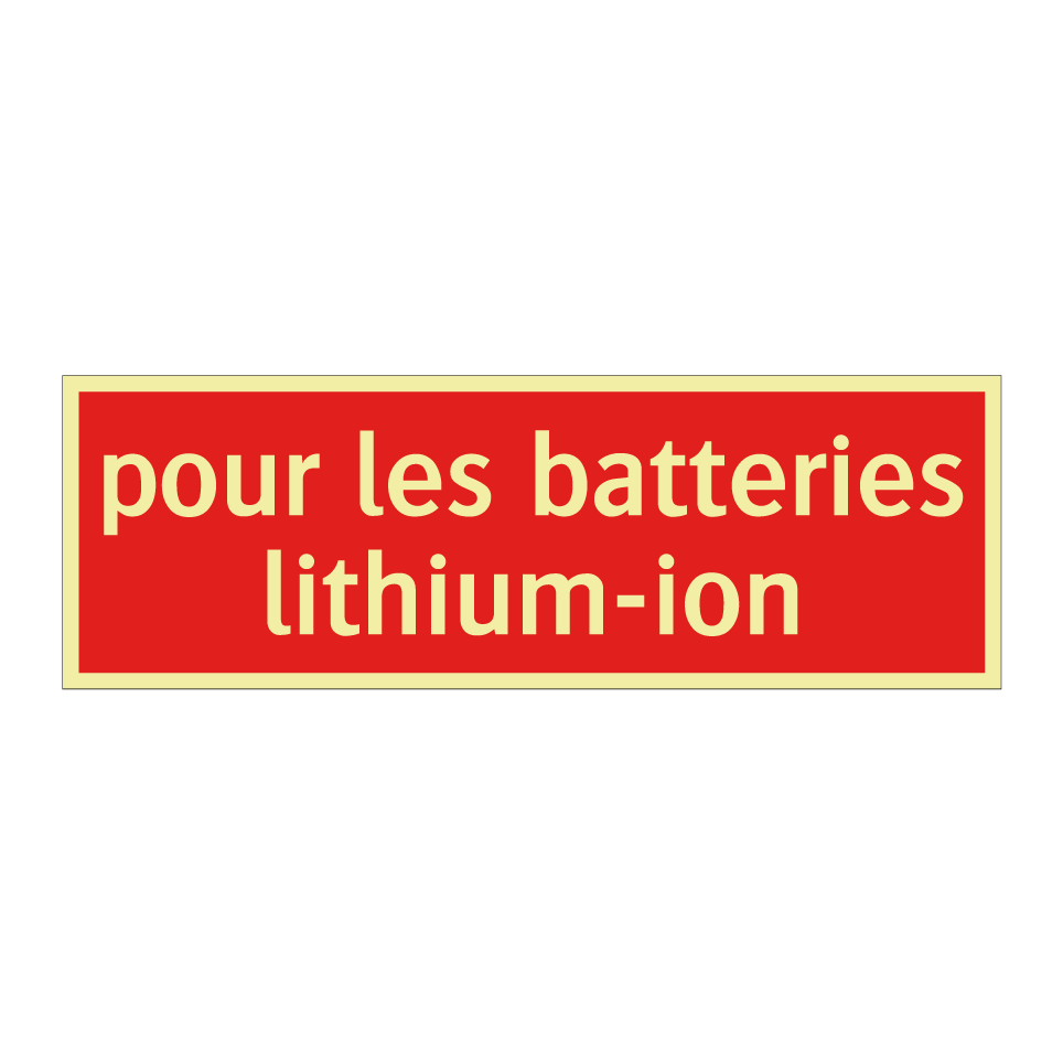 pour les batteries lithium-ion