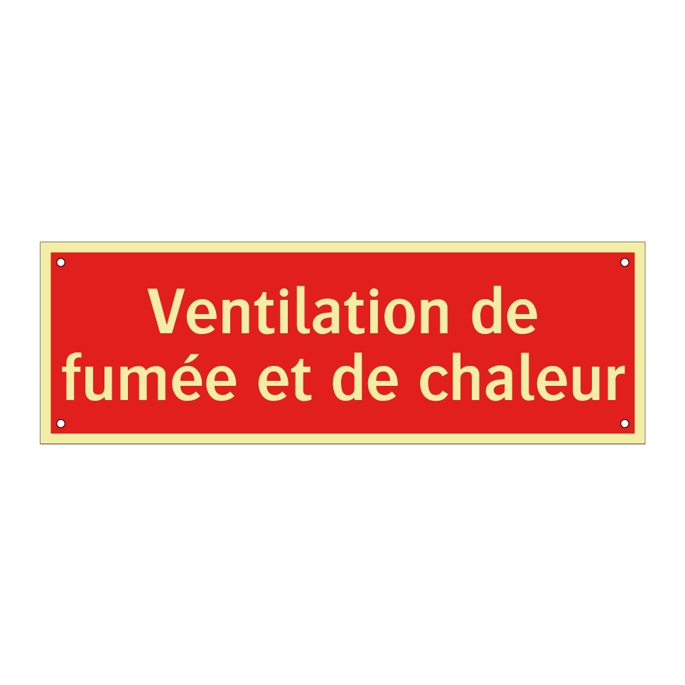 Ventilation de fumée et de chaleur