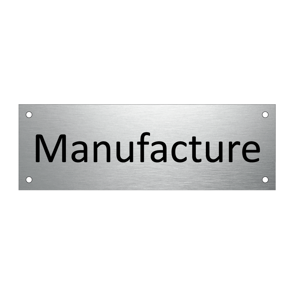 Manufacture & Manufacture & Manufacture