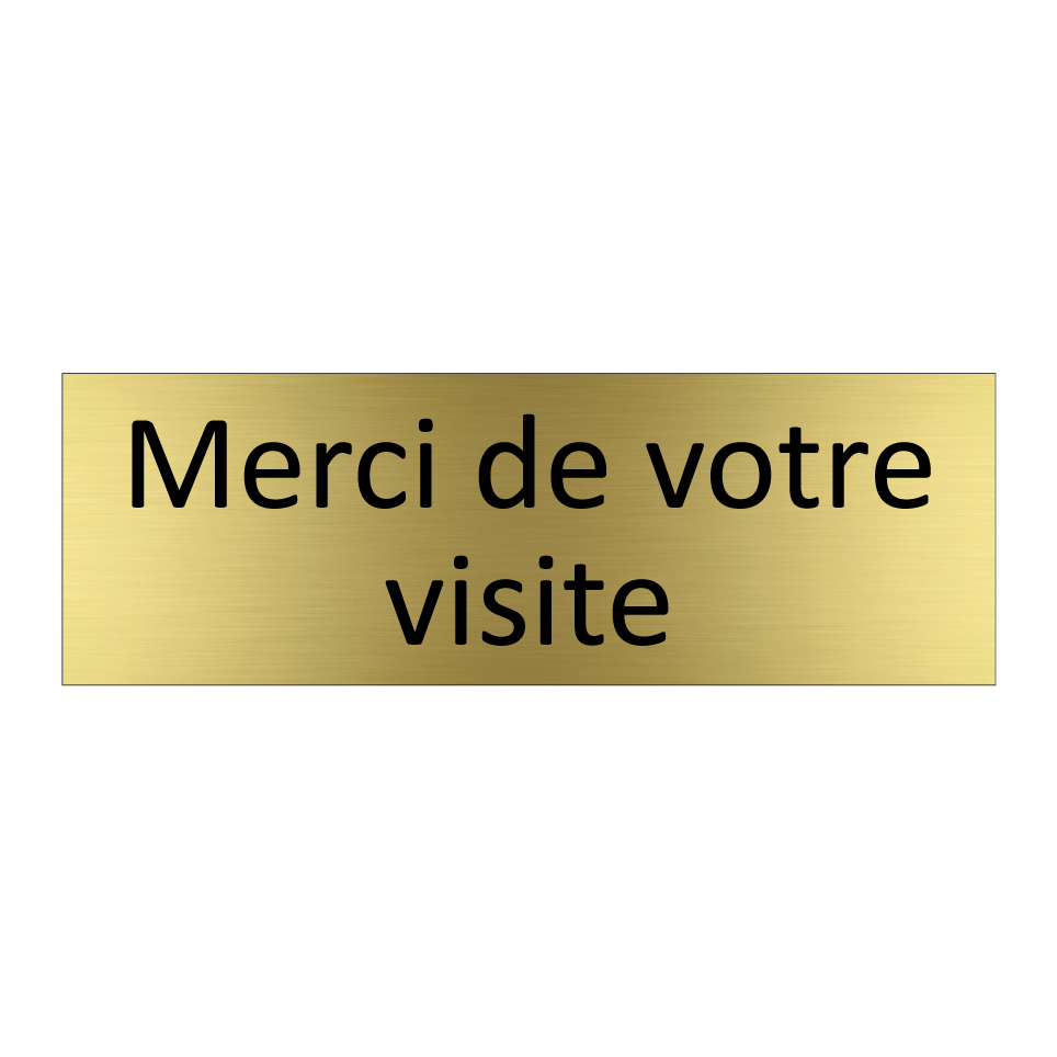 Merci de votre visite