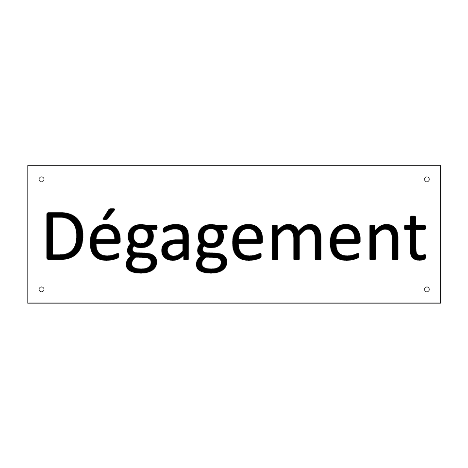 Dégagement