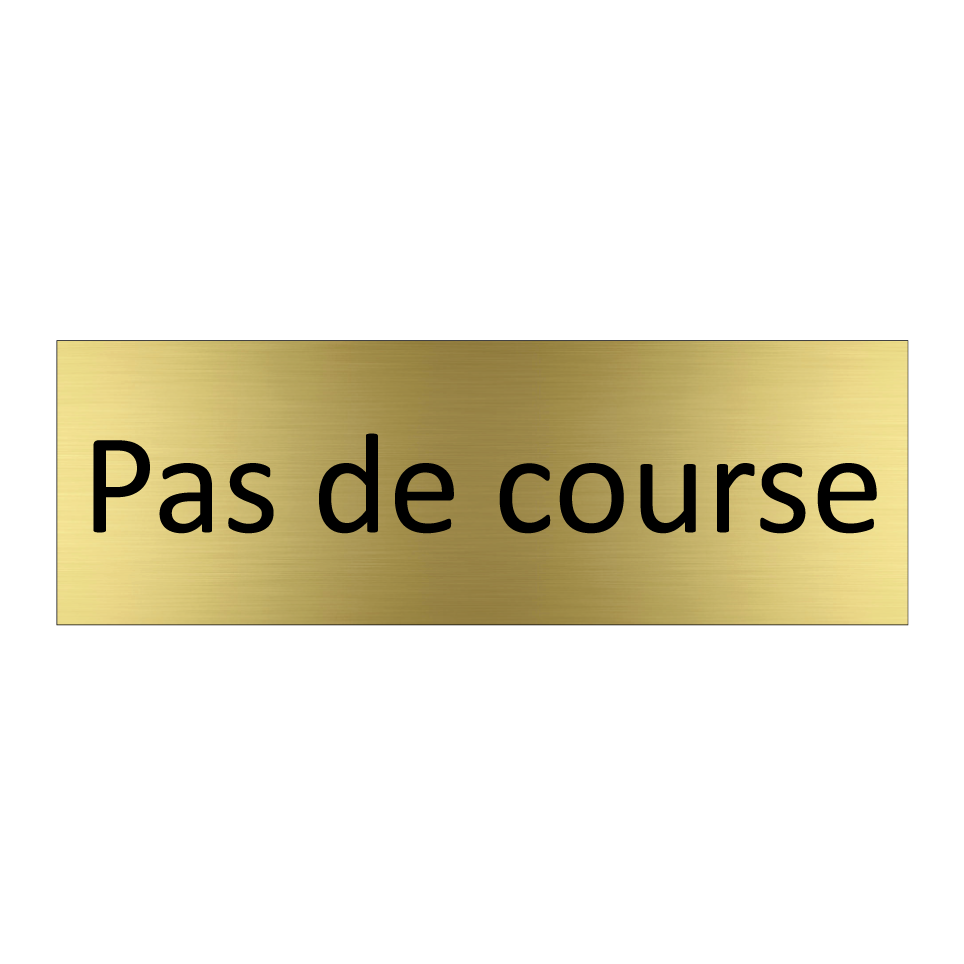 Pas de course