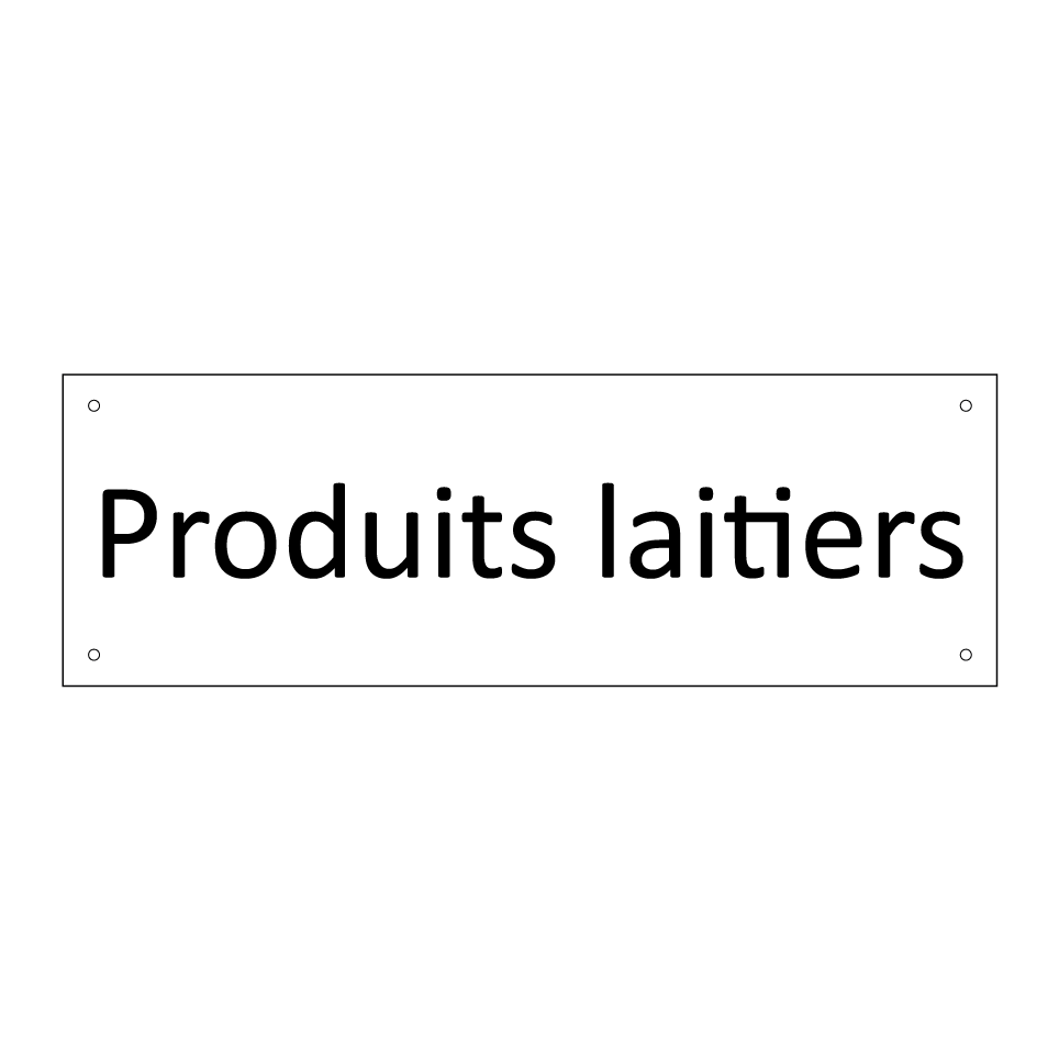 Produits laitiers