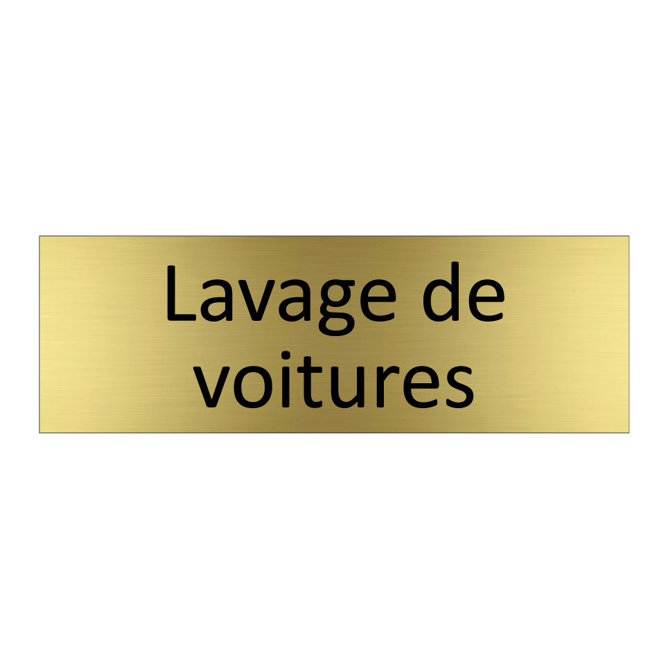 Lavage de voitures
